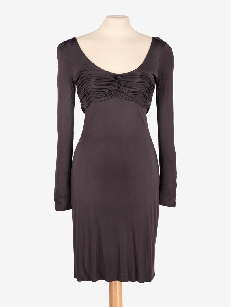 Versace gathered detailing mini dress CVB21.46.1  Versace 