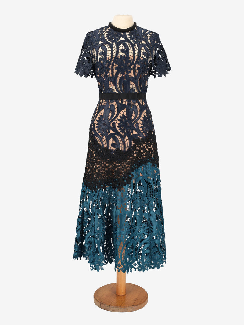 Self Portrait Blue Lace Dress WCV161224_55  Self-Portrait 