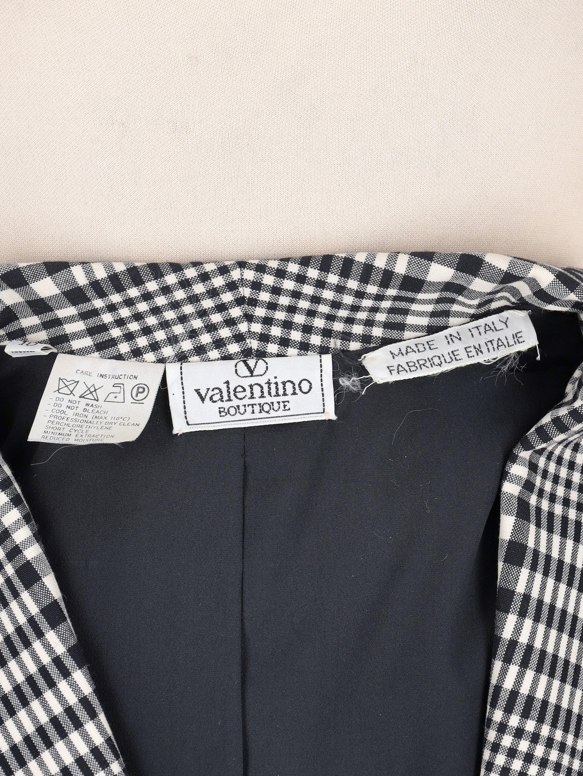 Valentino Checkered Suit CVM20712  Valentino 