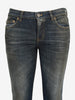 Saint Laurent Low-Waist Skinny Straight Jeans CVB23.4.3  Saint Laurent 