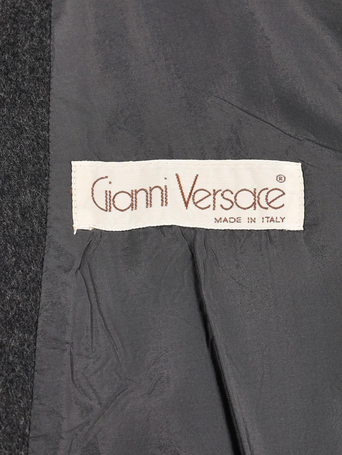 Versace Grey Wool Suit W24121244  Versace 