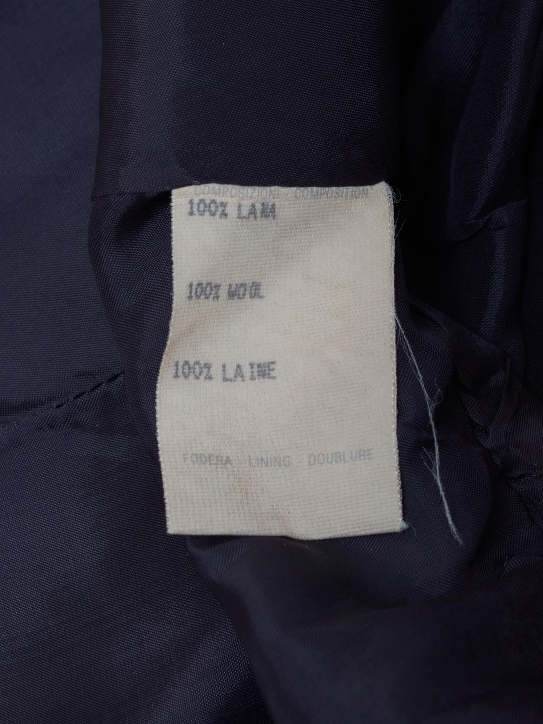 Gianni Versace grey wool pinstripe suit and jacket