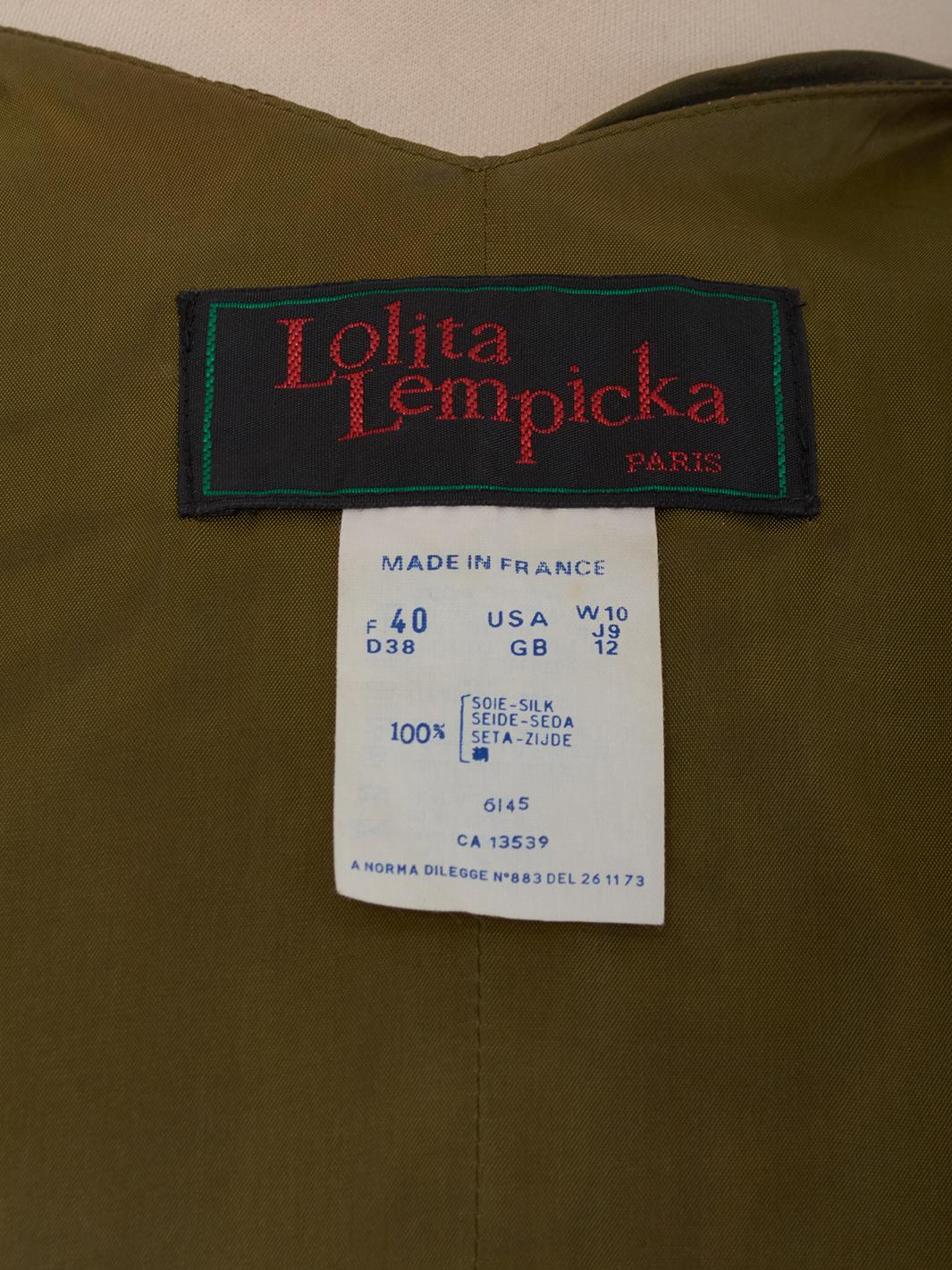 Top in seta drappeggiato di Lolita Lempicka