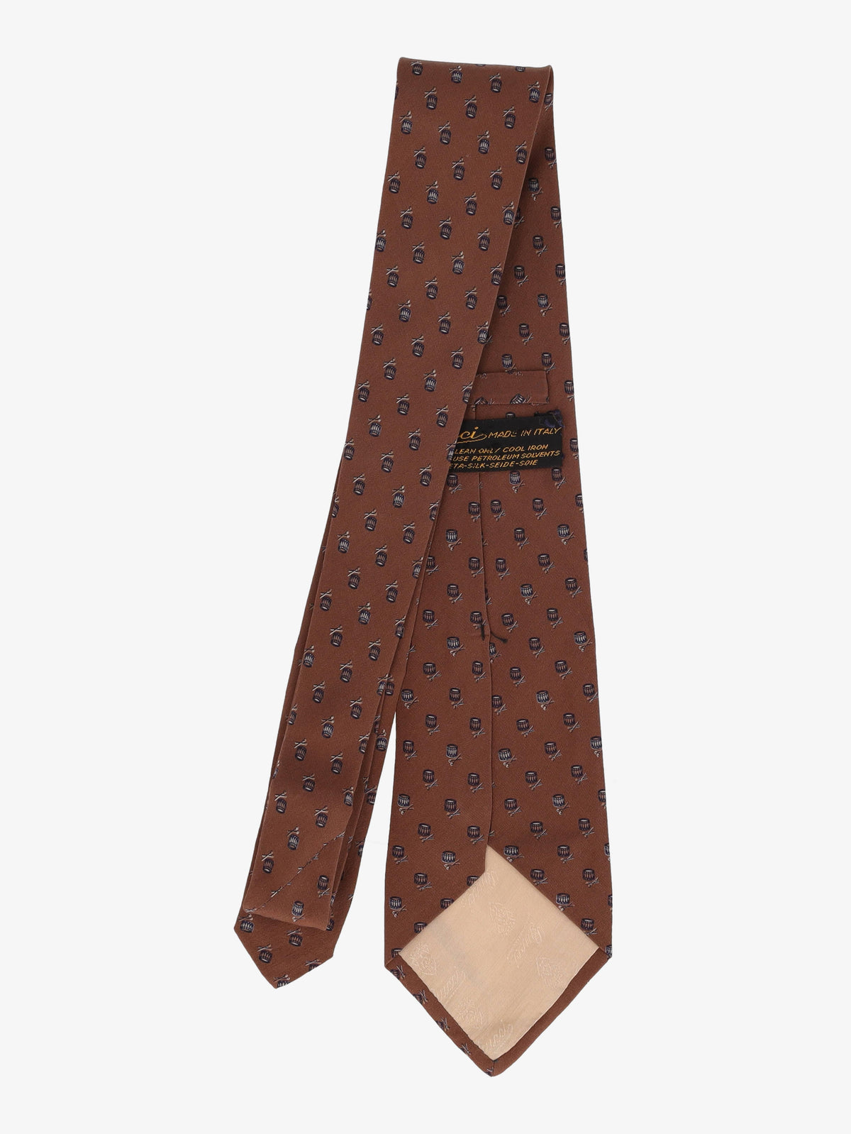 Gucci 鼓图案领带