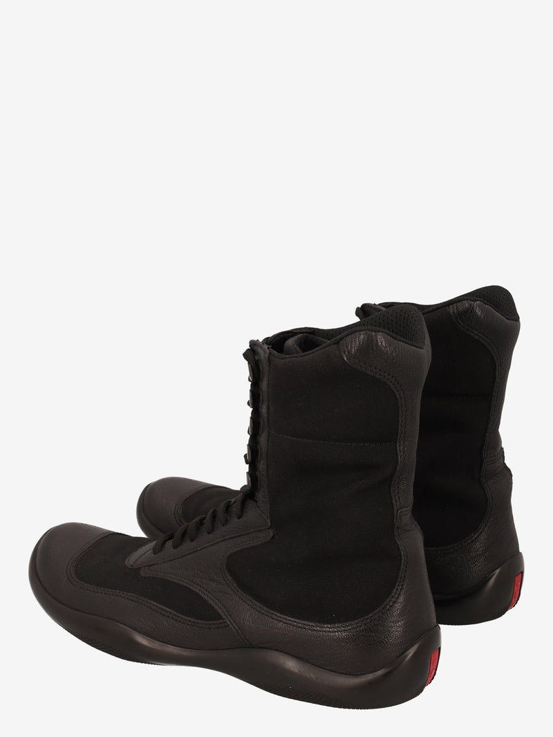 Prada Black Combat Boot WCV250826.51  Prada 