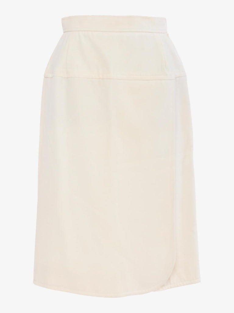 Yves Saint Laurent Wool gabardine skirt