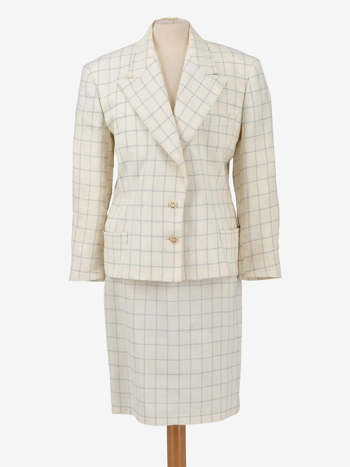 Gianni Versace Couture Checked Suit
