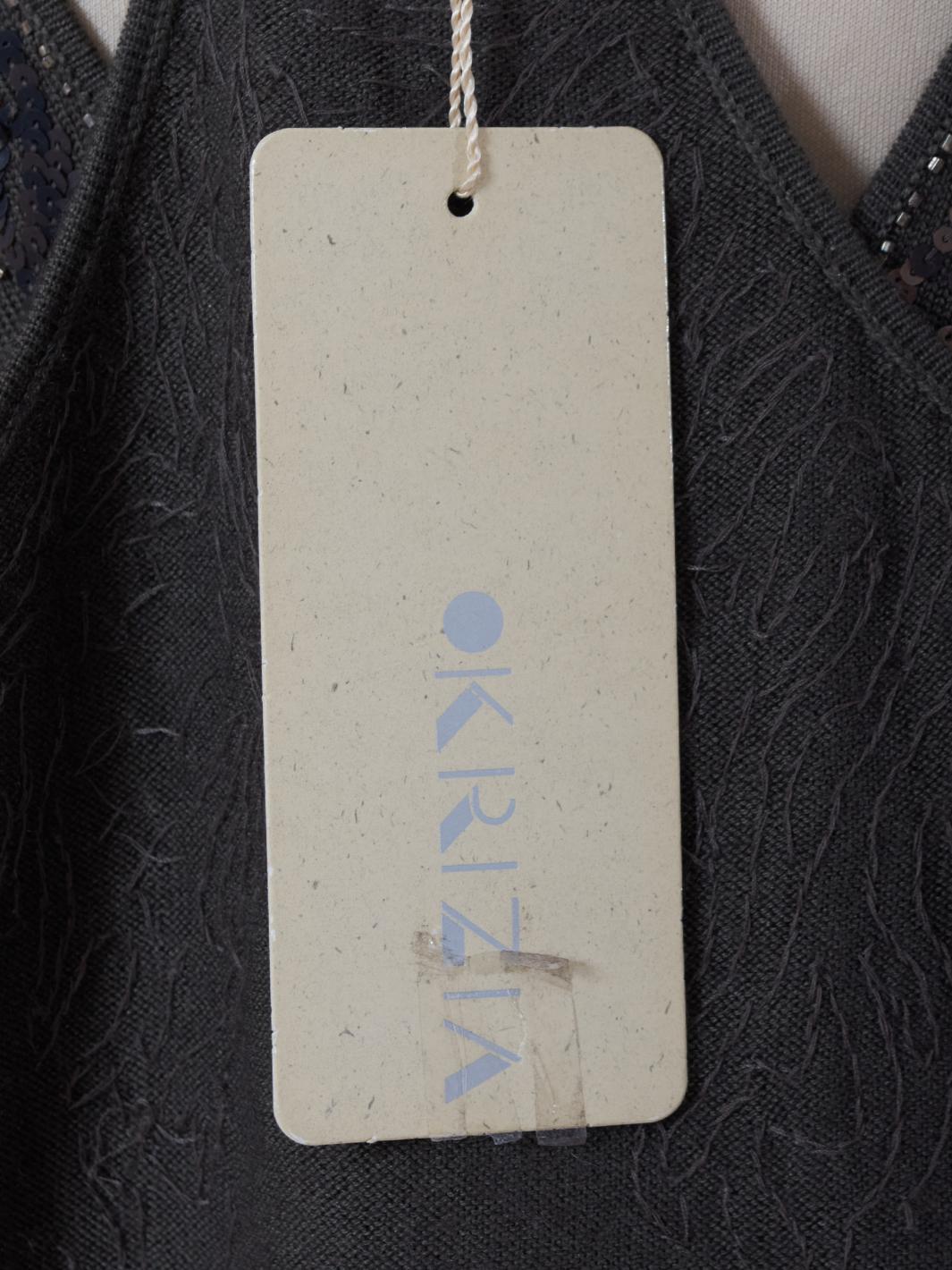 Krizia sequin appliqué midi dress
