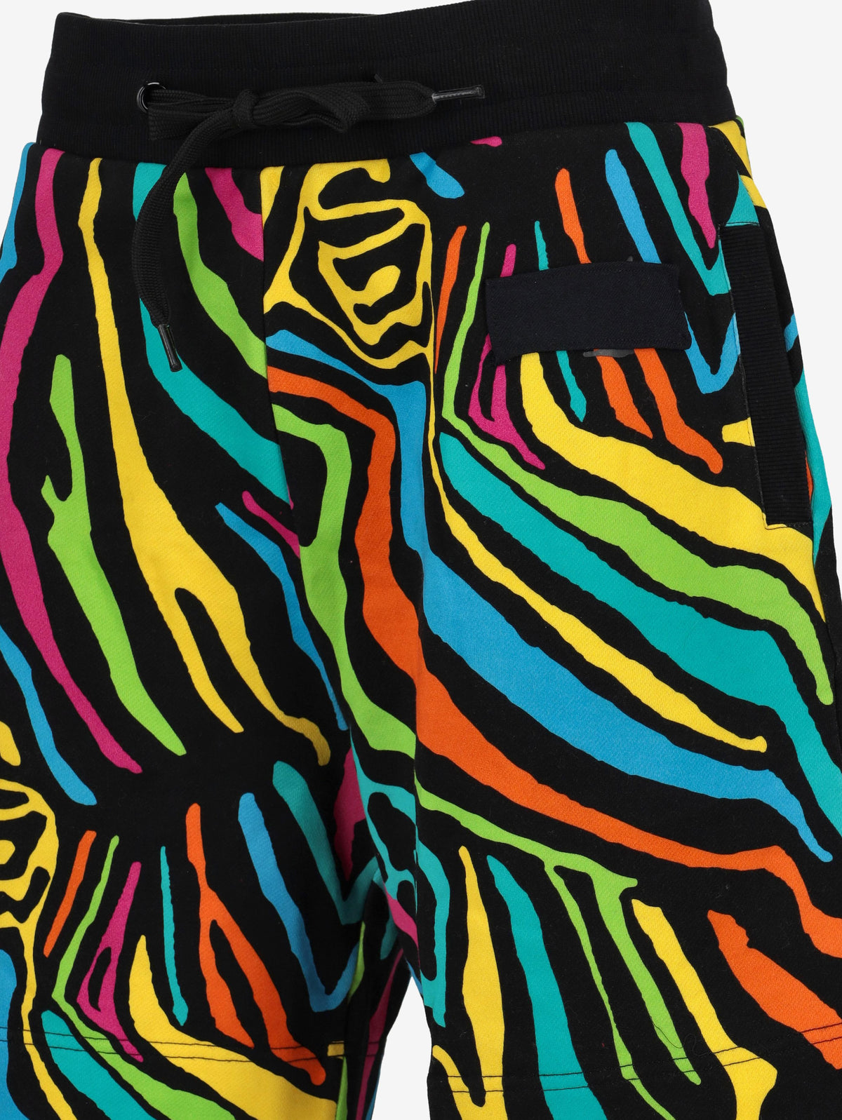 Moschino Fluo Zebra Print Shorts WCV250817.01  Moschino 