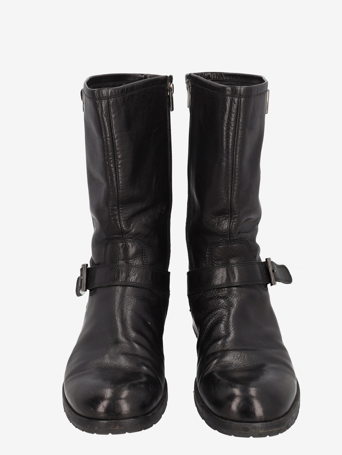 Jil Sander 黑色皮靴