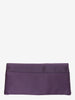 Clutch bag in purple satin