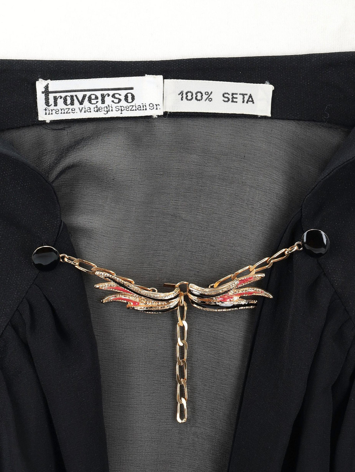 Vintage Silk Belted Dress