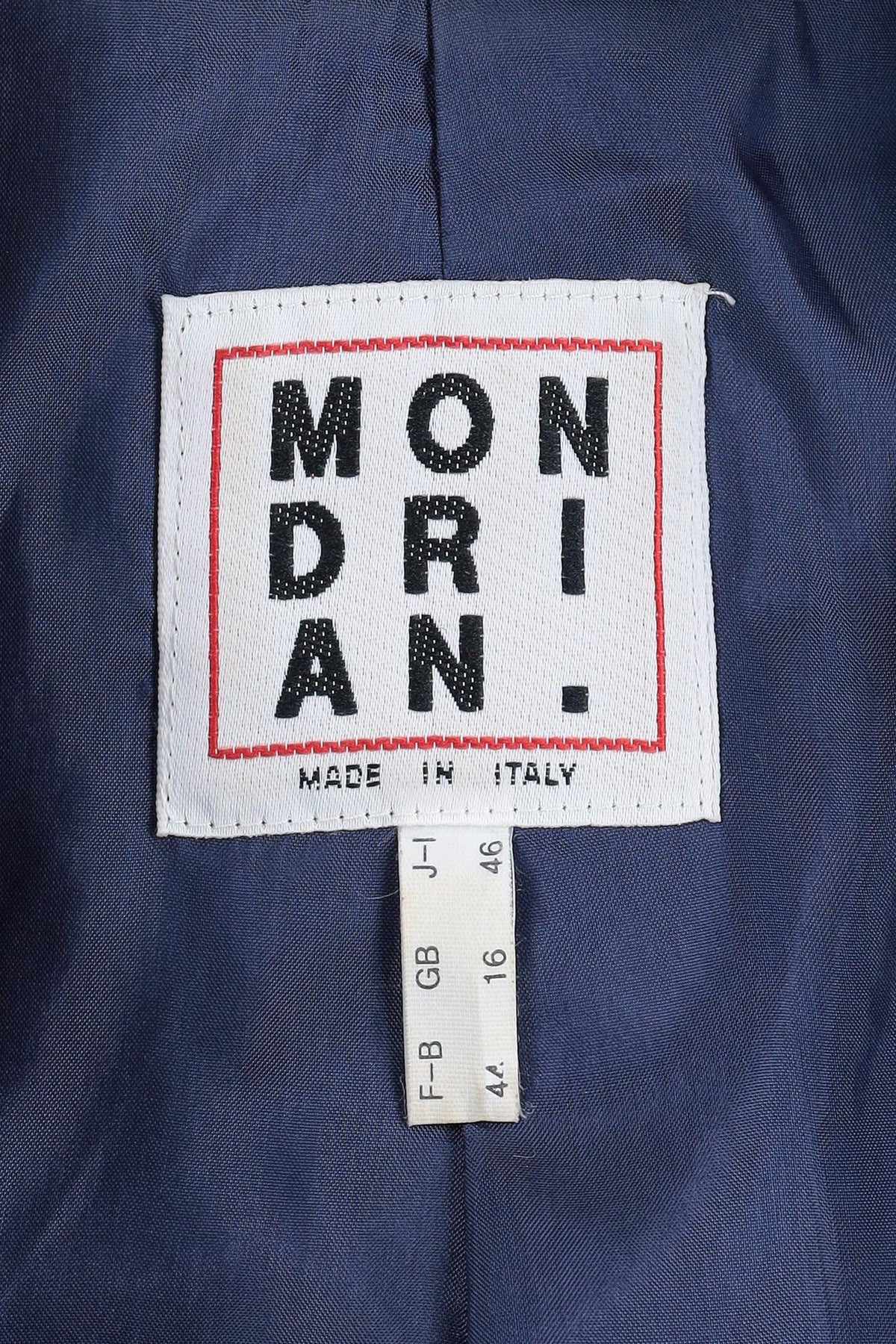 Mondrian Blue Wool Jacket