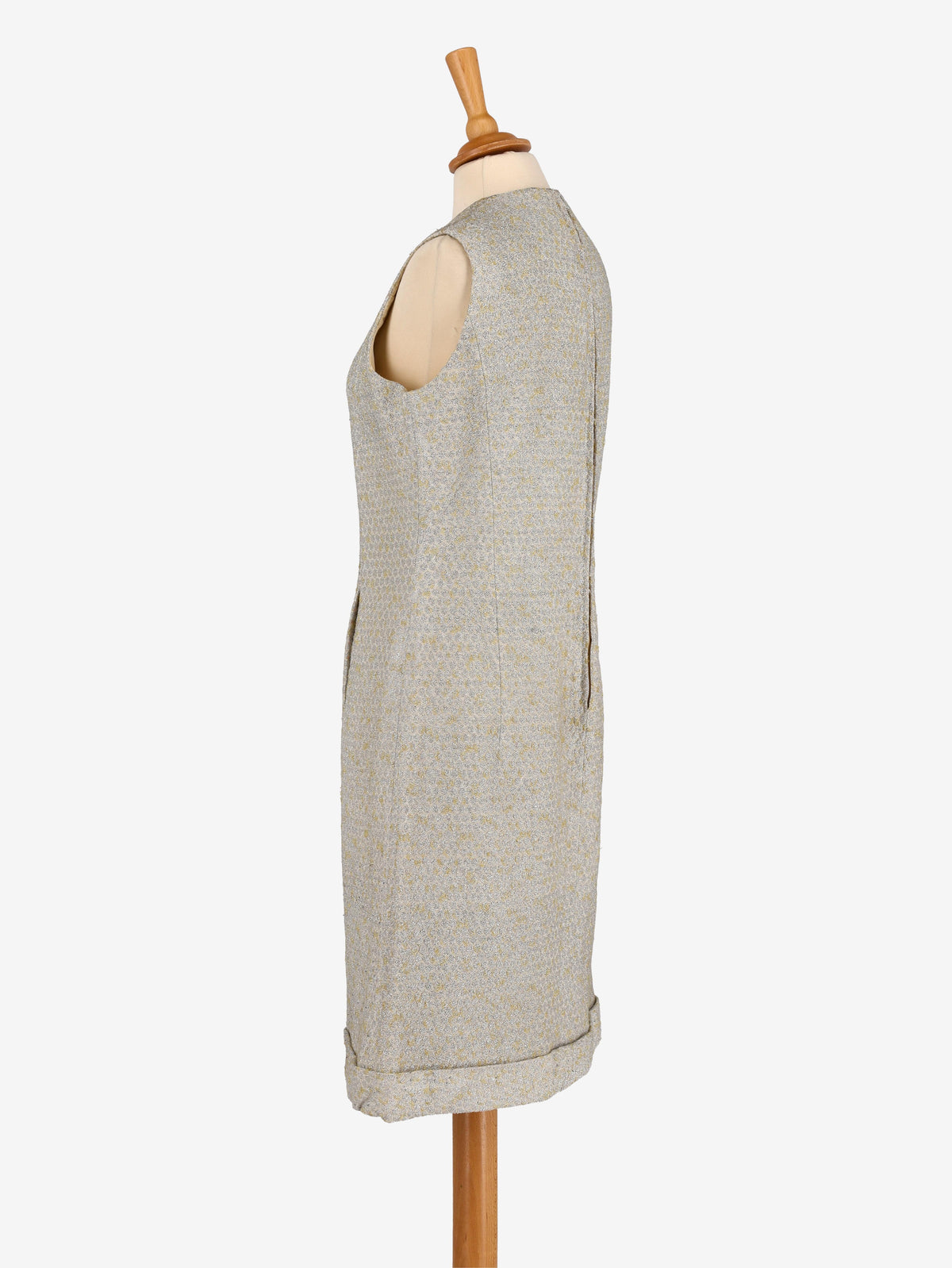 Silver Midi Buttoned Dress - 60s MRTHG.1  Harry halgo 