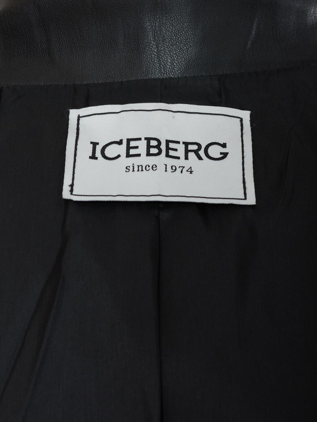 Iceberg Black Double-breasted Blazer