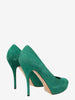 Gucci Green Suede Open-toe WCV041224.119  Gucci 