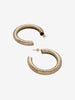Vintage Textured Snake-Effect Hoop Earrings W13426.43  Vintage 