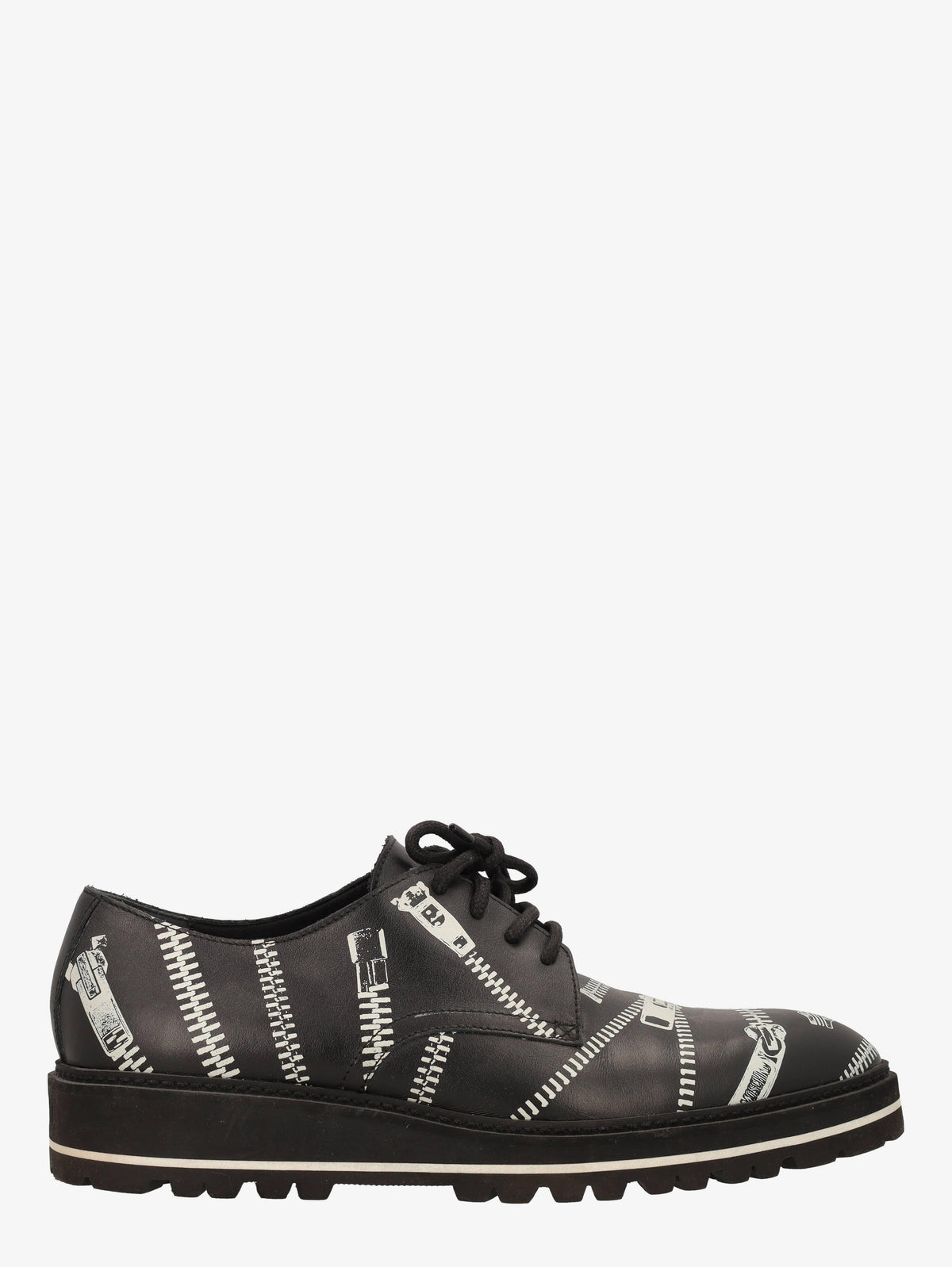 Moschino Zip Print Derby Shoes WCV250819.11  Moschino 