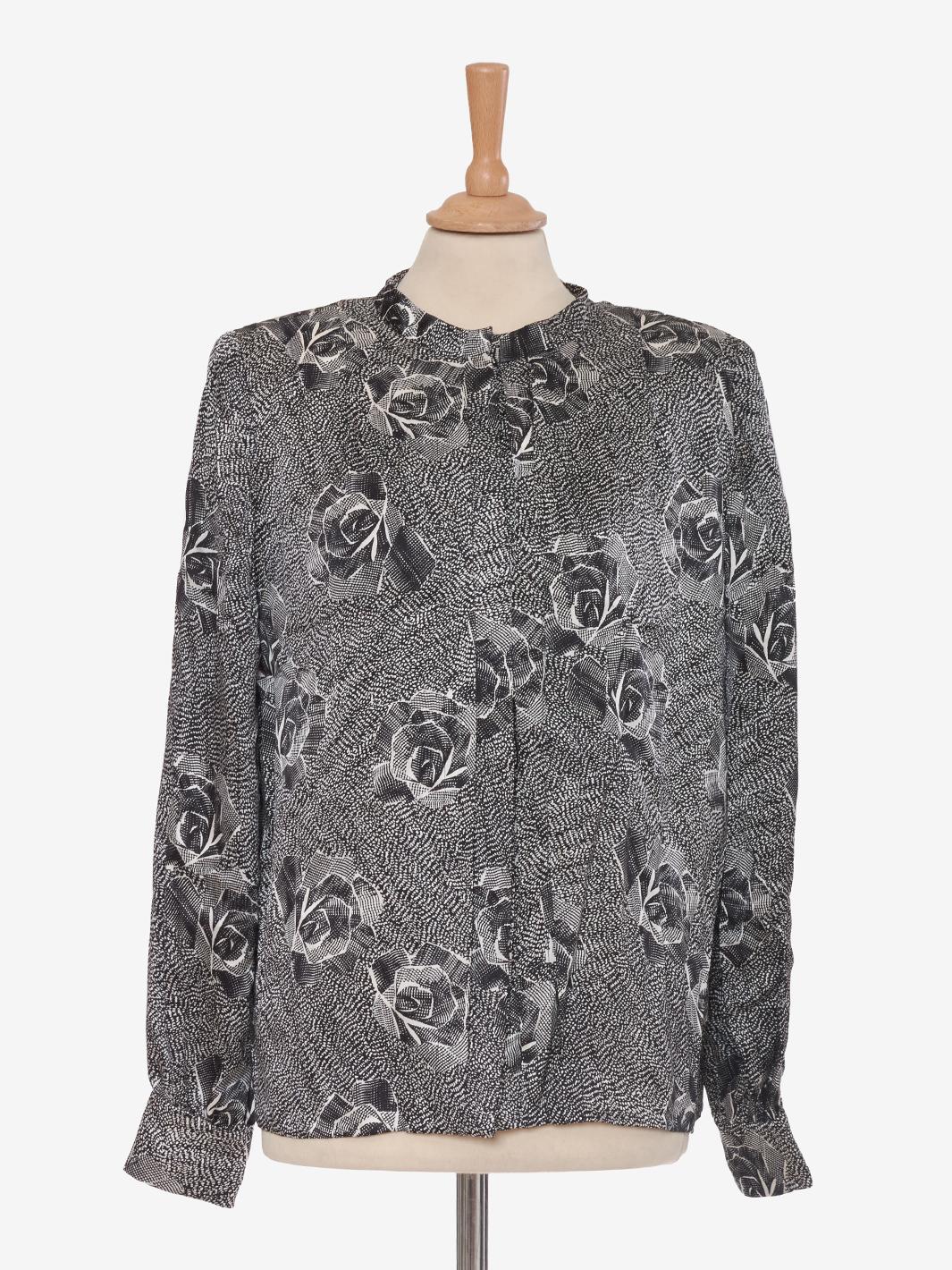 André Laug Shirt rose motif