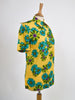 Gio Caré yellow flowered shirt with three-button closure, 70s M1703457  Gio Carè 