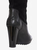 Stivale in pelle nera di Tod's