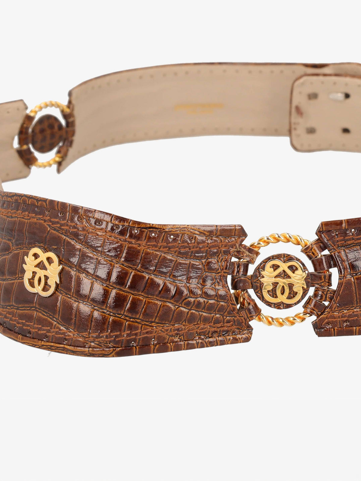 Pirovano Vintage Brown Cocco Belt