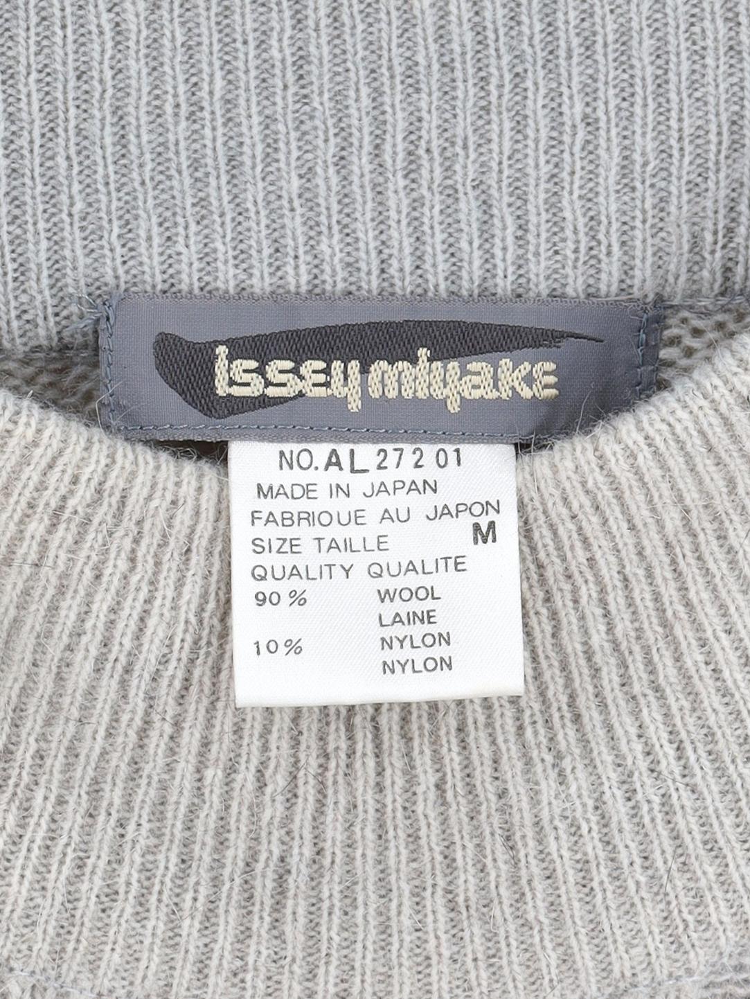 Issey Miyake Asymmetric Wool Jumper DM10043114  Miyake 