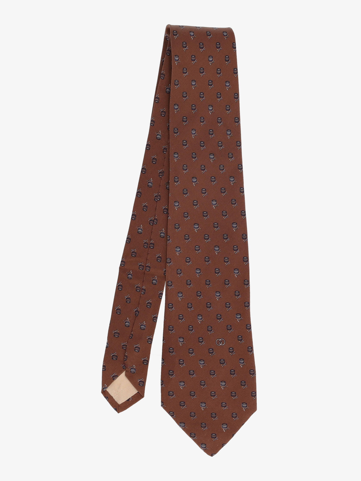 Gucci 鼓图案领带