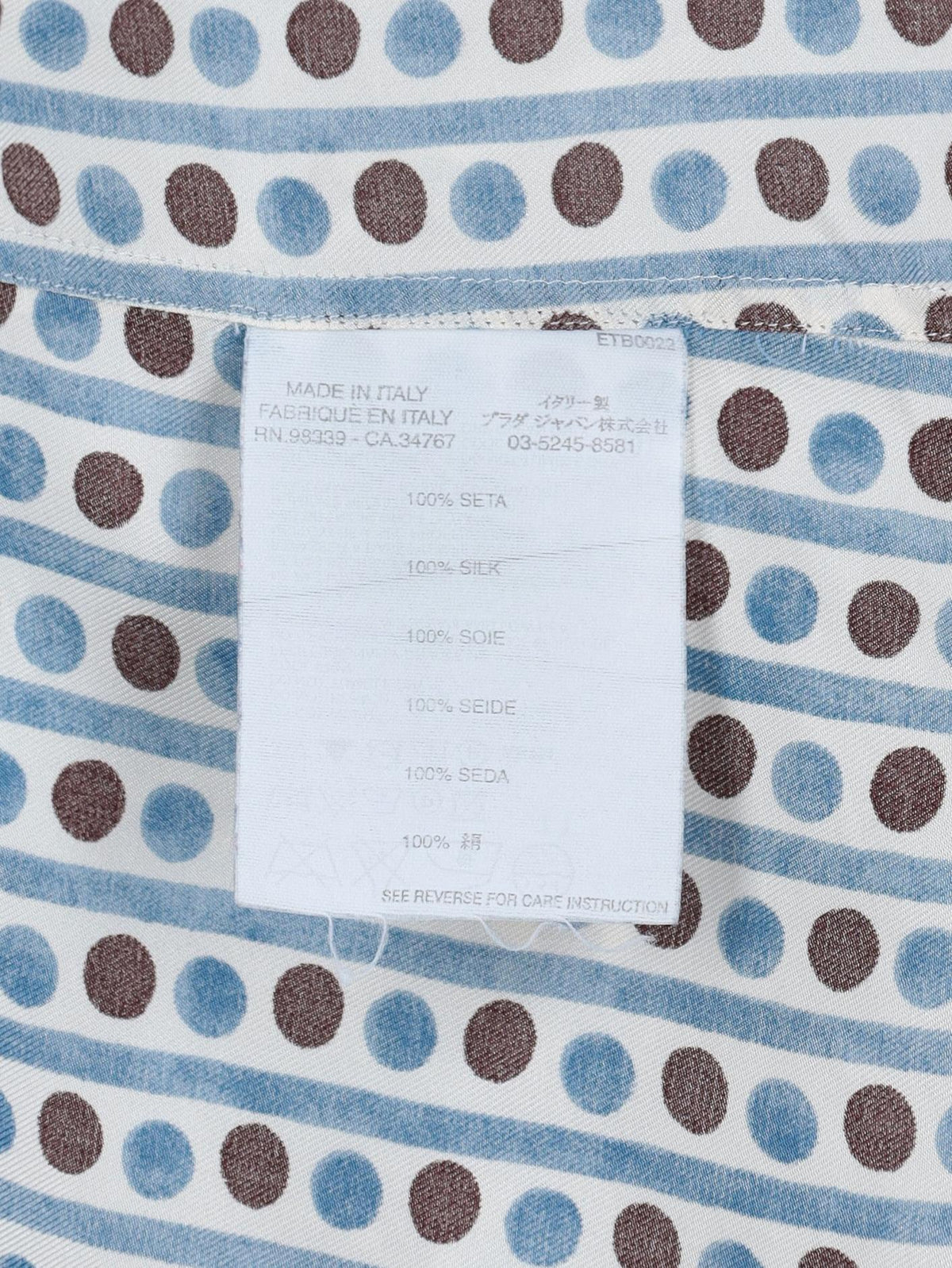 Prada Short Sleeved Geometric Shirt W02122025.2  Prada 