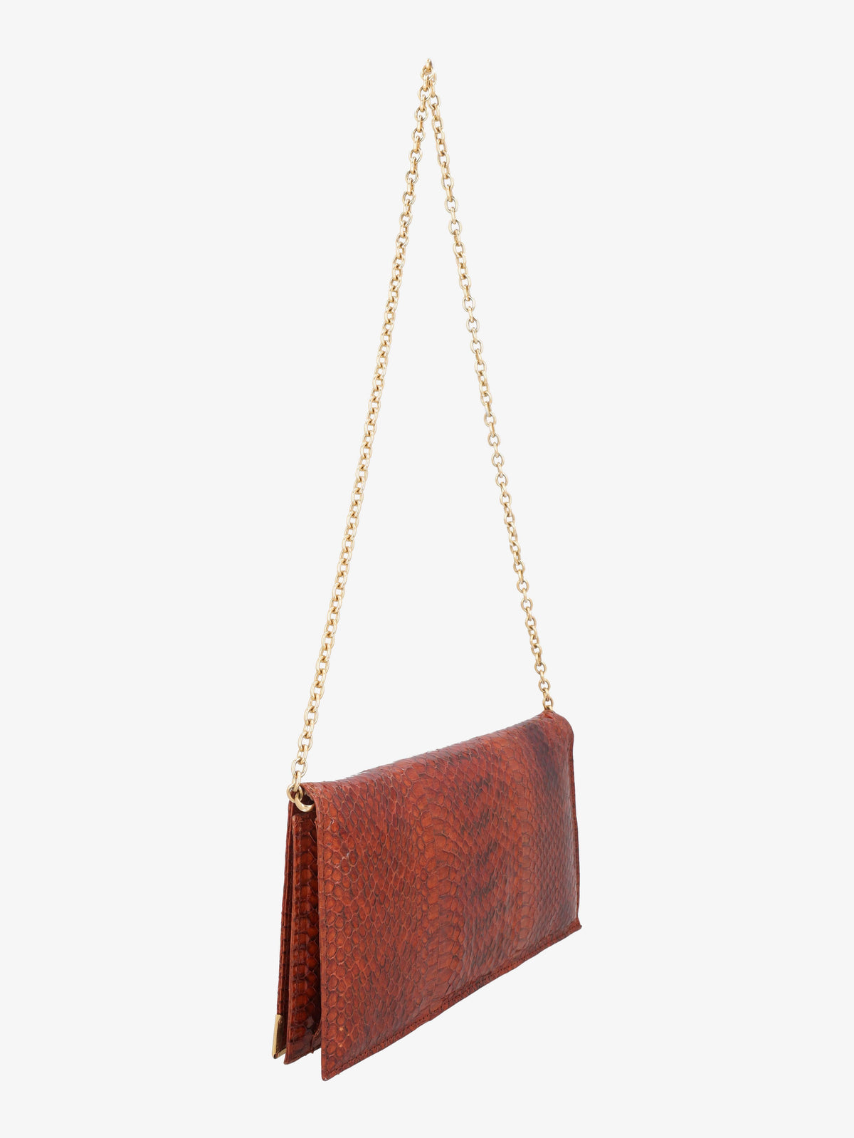 Vintage Snake Print Shoulder Bag WCV300625.50  Vintage 
