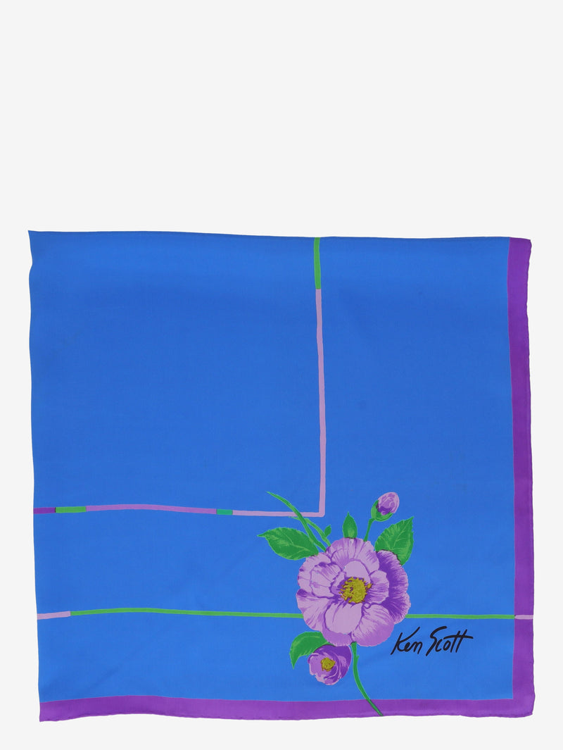Ken Scott Butterfly Print Silk Scarf W27526.86  Ken Scott 