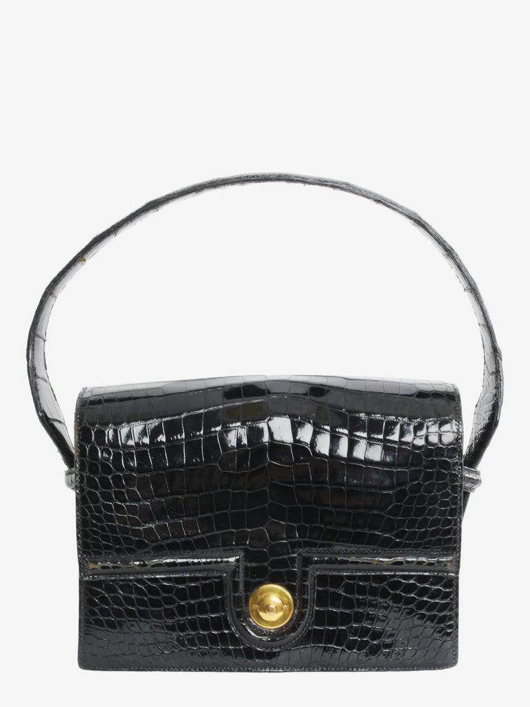Hermès Handbag In Black Cocco