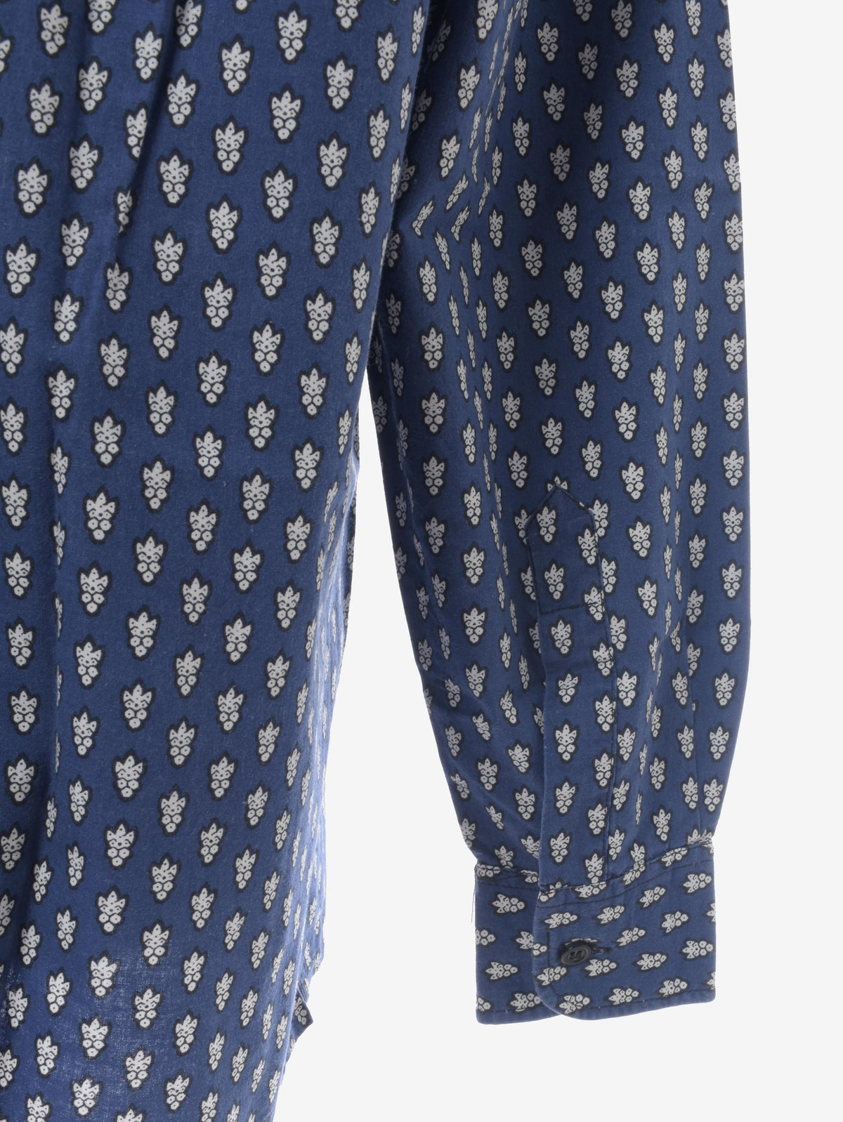 Souleiado Vintage Blue Provencal Shirt WCV241010281  Souleiado 