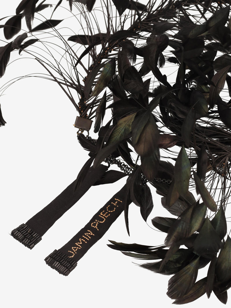 Vintage Feather Statement Necklace W27526.138  Vintage 