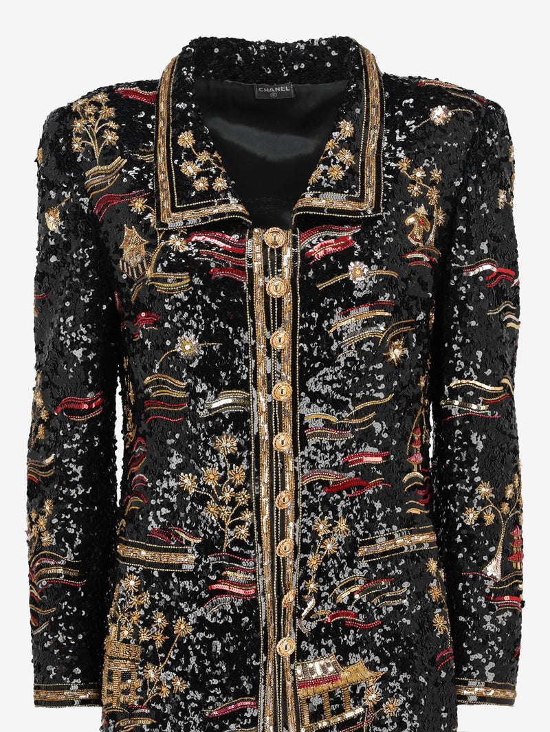 Chanel Karl Lagerfeld Coromandel Coat MR100524.49  Chanel 