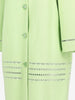 Ermanno Scervino Collarless Wool Coat with Open-Work Details CVM26.6.119  Ermanno Scervino 