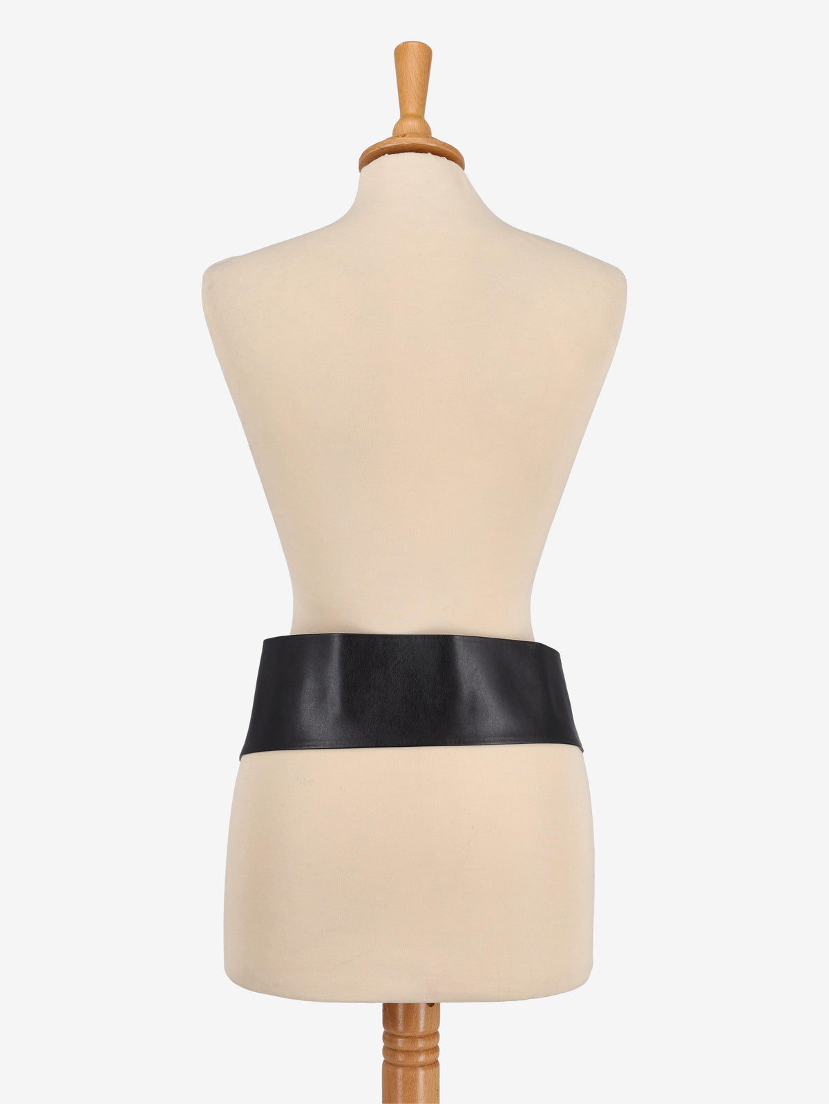 Vintage Black Maxi Belt