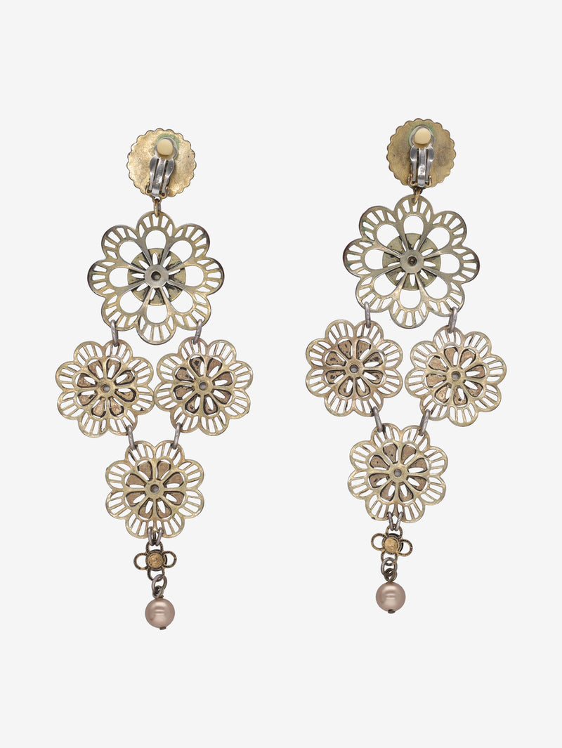 Vintage Pendant Clip-on Earrings WCV041224.147  Vintage 