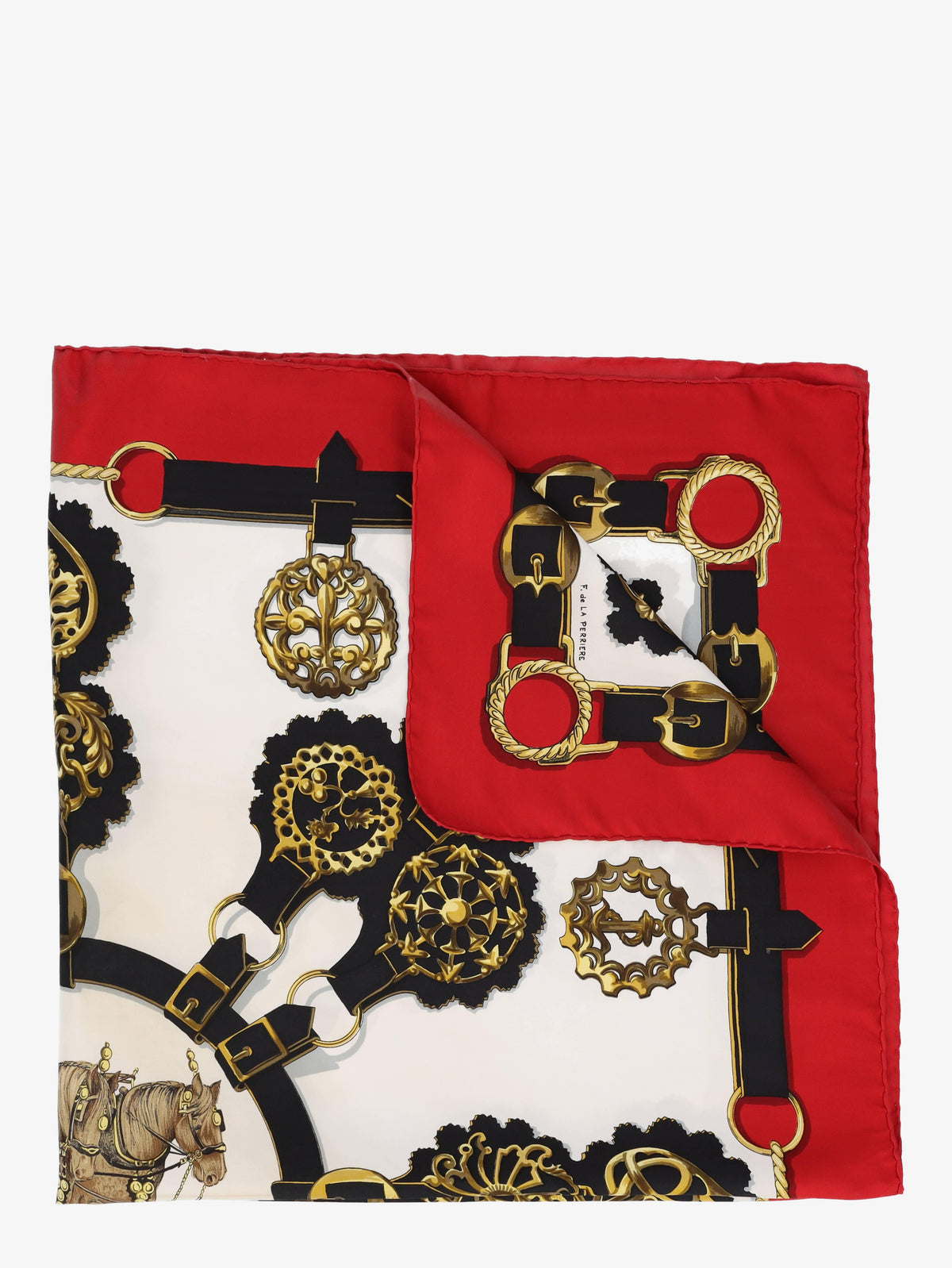 Hermès Foulard Cuivreries By F.de La Perriere W24121215  Hermes 