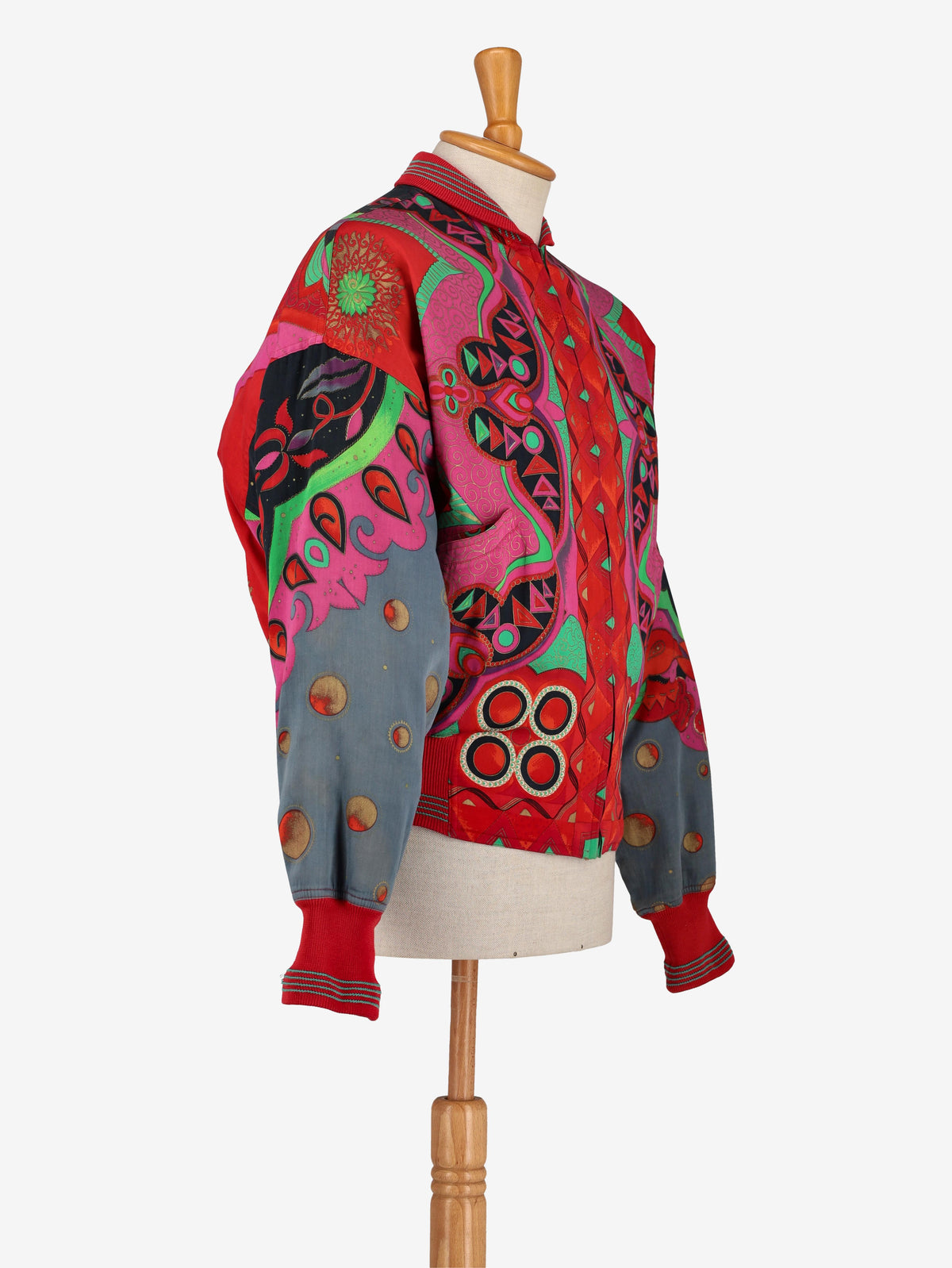 Bomber con fantasia Gianni Versace