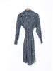 2020 Cavalli e Nastri chemisier dress with blue and white stripes W22070402  Cavalli e Nastri 