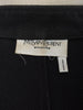 Giacca sahariana Yves Saint Laurent in cotone nero