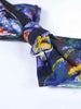 1970s bow tie with surrealist-inspired print W22050628  Vintage 