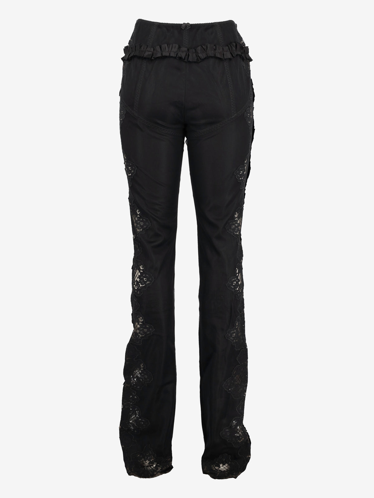 DSQUARED2 Black Lace-Panel Trousers CVM26.23.210  Dsquared² 