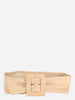 Vintage Butter Leather Maxi Belt