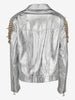 Collini Silver Leather Jacket WCV250886  Collini 