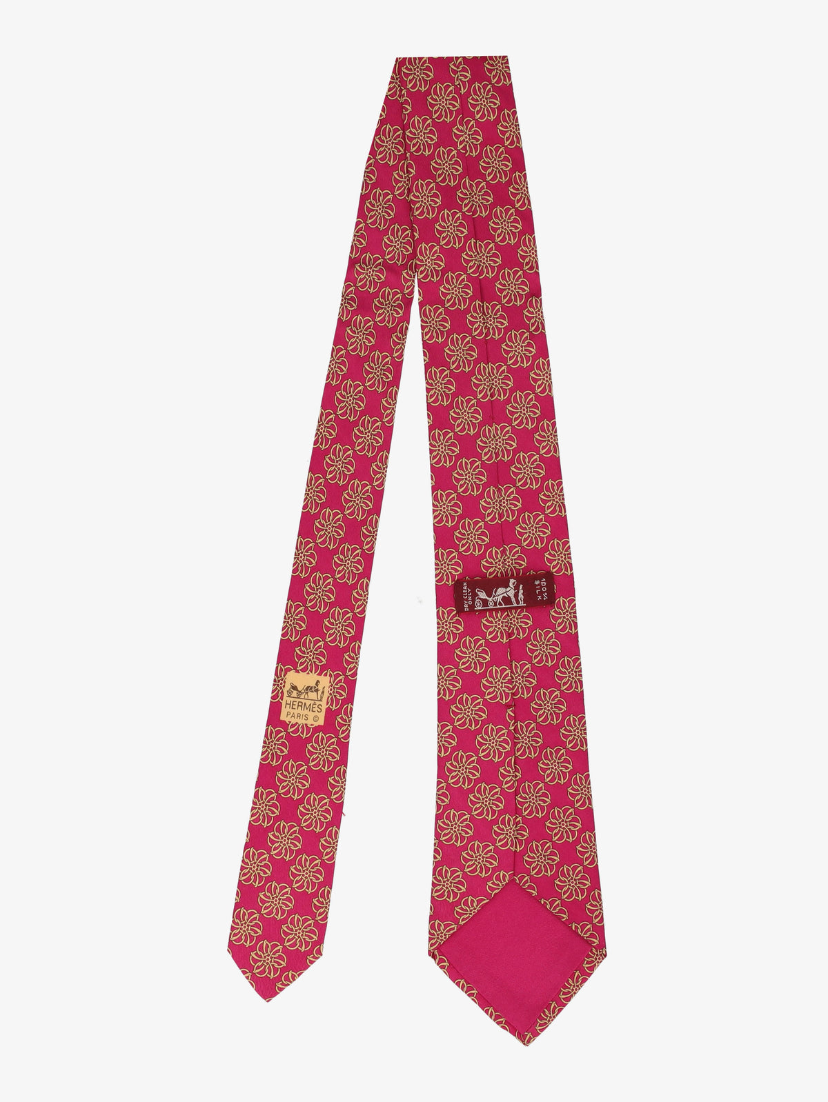 Hermès Flower Print Tie 161225.22  Hermes 