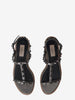 Valentino 银色铆钉凉鞋