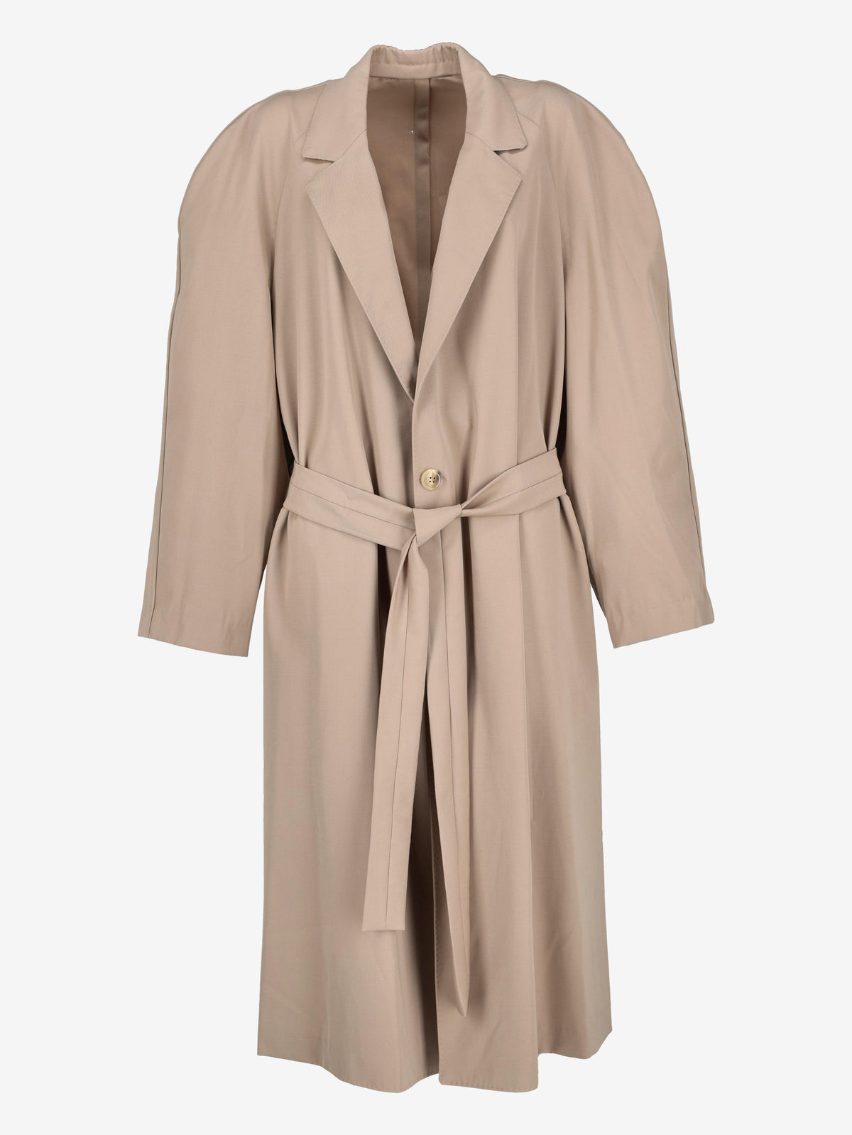 Kiton Beige Belted Trench Coat WCV041224.154 . Kiton 