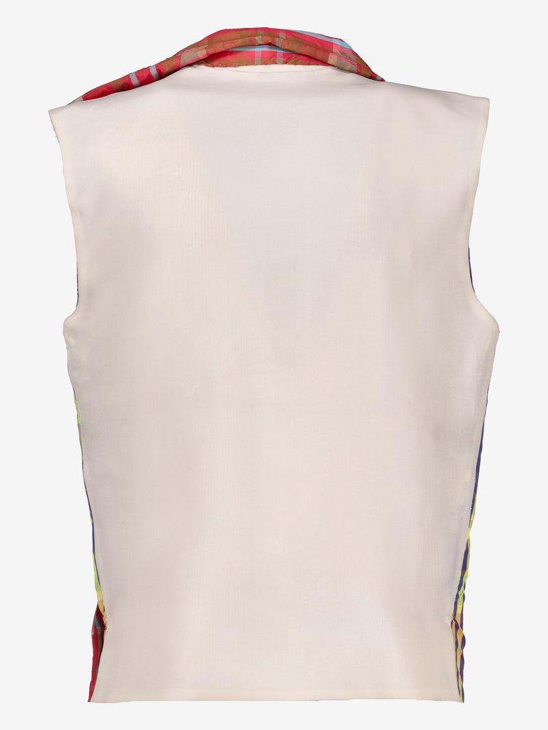 Gianfranco Ferré 1990s Tartan Vest B1602020  Gianfranco Ferré 